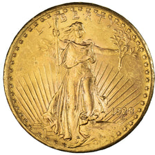 Coin, United States, Saint-Gaudens, $20, Double Eagle, 1928, Philadelphia