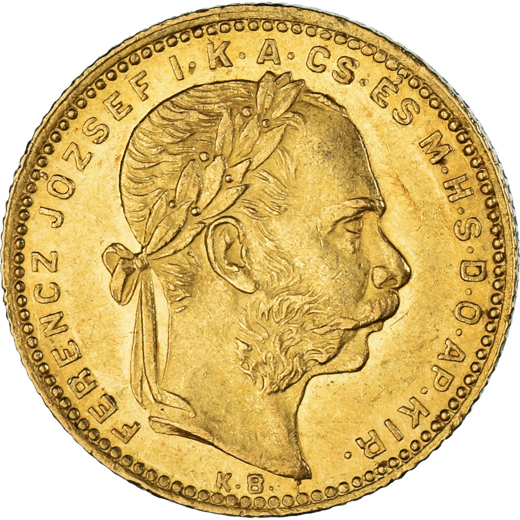 Monnaie, Autriche, Franz Joseph I, 8 Florins-20 Francs, 1880, SUP, Or, KM:2269