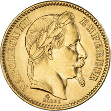 Moneda, Francia, Napoléon III, 20 Francs, 1864, Paris, EBC, Oro, KM:801.1