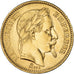 Moneda, Francia, Napoléon III, 20 Francs, 1864, Paris, EBC, Oro, KM:801.1