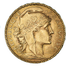 Munten, Frankrijk, Marianne, 20 Francs, 1906, Paris, Coq, PR, Goud, KM:847