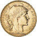 Moneta, Francja, Marianne, 20 Francs, 1906, Paris, Coq, AU(55-58), Złoto