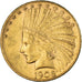 Moneda, Estados Unidos, Indian Head, $10, Eagle, 1908, Philadelphia, EBC, Oro