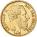 Moneta, Belgio, Leopold II, 20 Francs, 20 Frank, 1868, SPL-, Oro, KM:32