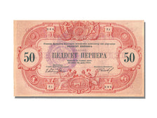 Montenegro, 50 Perpera, KM #M59, 1914-07-25, AU(55-58), T1