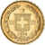 Moneda, Suiza, 20 Francs, 1896, Bern, MBC, Oro