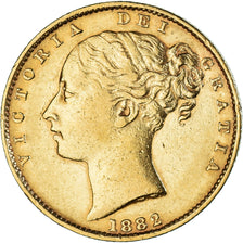 Monnaie, Australie, Victoria, Souverain, Sovereign, 1882, Melbourne, TTB, Or
