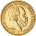 Moeda, Estados Alemães, PRUSSIA, Wilhelm I, 20 Mark, 1883, Berlin, AU(55-58)