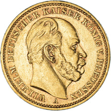 Munten, Duitse staten, PRUSSIA, Wilhelm I, 20 Mark, 1887, Berlin, PR, Goud