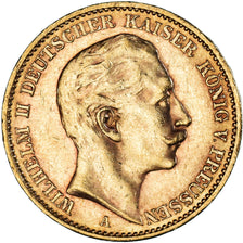 Moneda, Estados alemanes, PRUSSIA, Wilhelm II, 20 Mark, 1913, Berlin, EBC, Oro