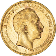 Monnaie, Etats allemands, PRUSSIA, Wilhelm II, 20 Mark, 1894, Berlin, TTB+, Or