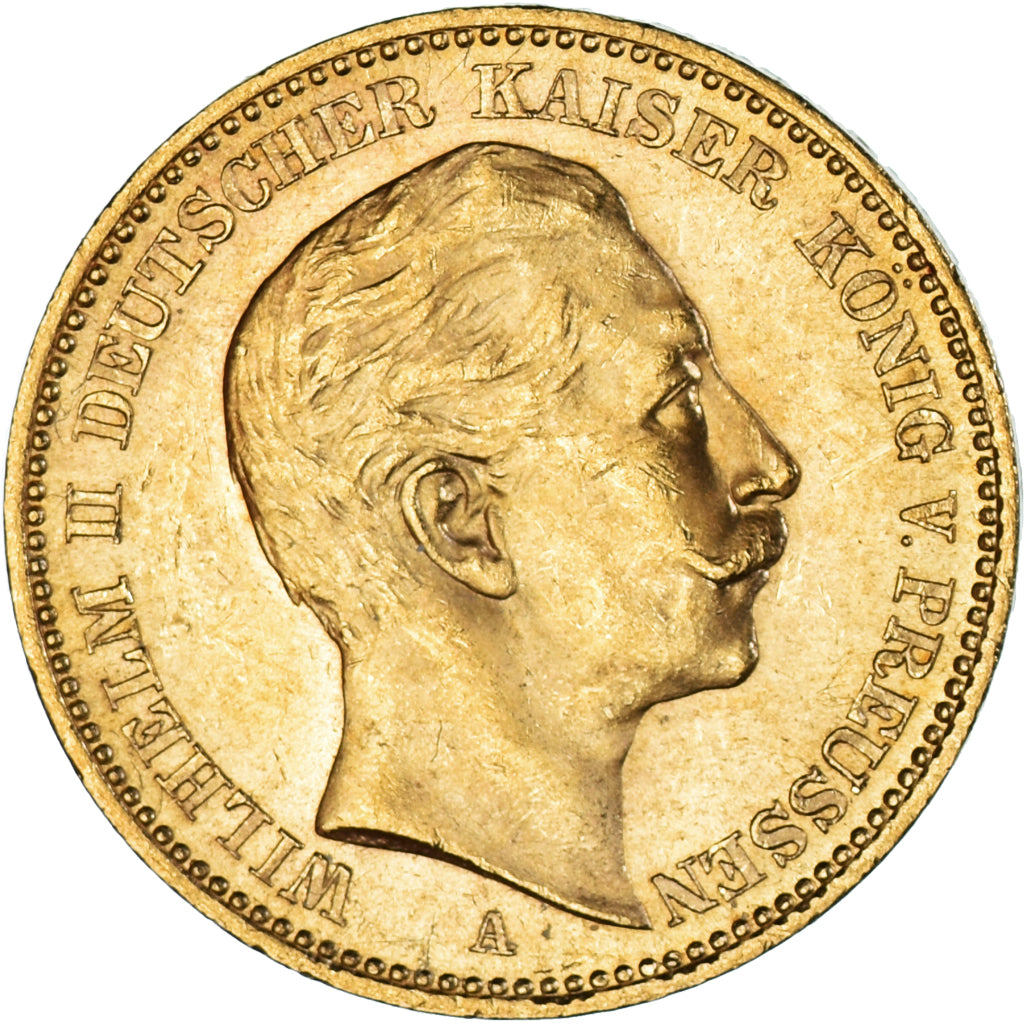 Moneta, Stati tedeschi, PRUSSIA, Wilhelm II, 20 Mark, 1903, Berlin, SPL, Oro