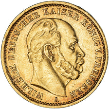 Moneta, Stati tedeschi, PRUSSIA, Wilhelm I, 20 Mark, 1875, Berlin, SPL-, Oro