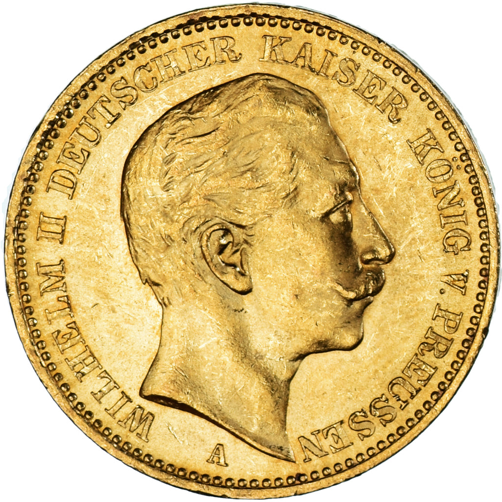 Moneta, Stati tedeschi, PRUSSIA, Wilhelm II, 20 Mark, 1901, Berlin, SPL-, Oro