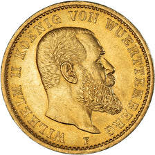 Coin, German States, WURTTEMBERG, Wilhelm II, 20 Mark, 1905, Freudenstadt