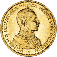 Moeda, Estados Alemães, PRUSSIA, Wilhelm II, 20 Mark, 1914, Berlin, AU(55-58)