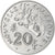 Munten, Nieuw -Caledonië, 20 Francs, 1986, PR, Nickel