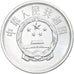 Monnaie, République populaire de Chine, 5 Fen, 1986, SPL, Aluminium, KM:3