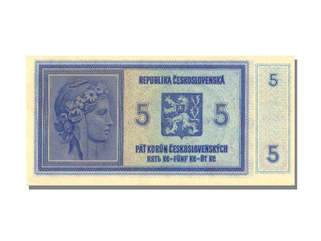 Bohemia and Moravia, 5 Korun, UNC(65-70)