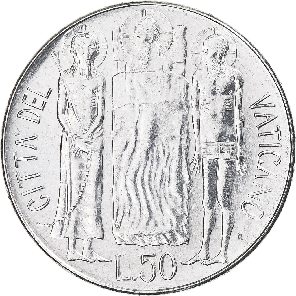 Moneta, CITTÀ DEL VATICANO, John Paul II, 50 Lire, 1981, Rome, SPL, Acciaio