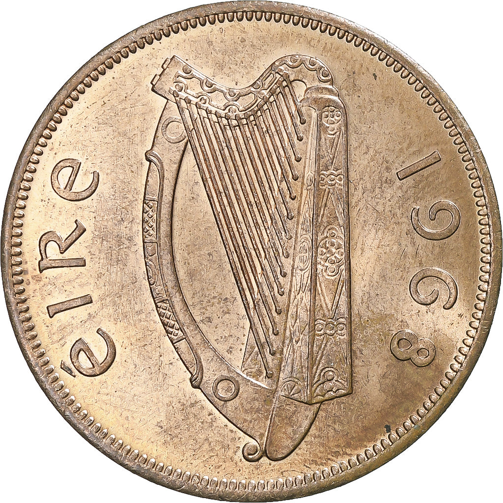 Coin, IRELAND REPUBLIC, Penny, 1968, AU(55-58), Bronze, KM:11