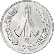 Coin, Algeria, Dinar, 1987, AU(55-58), Copper-nickel, KM:117