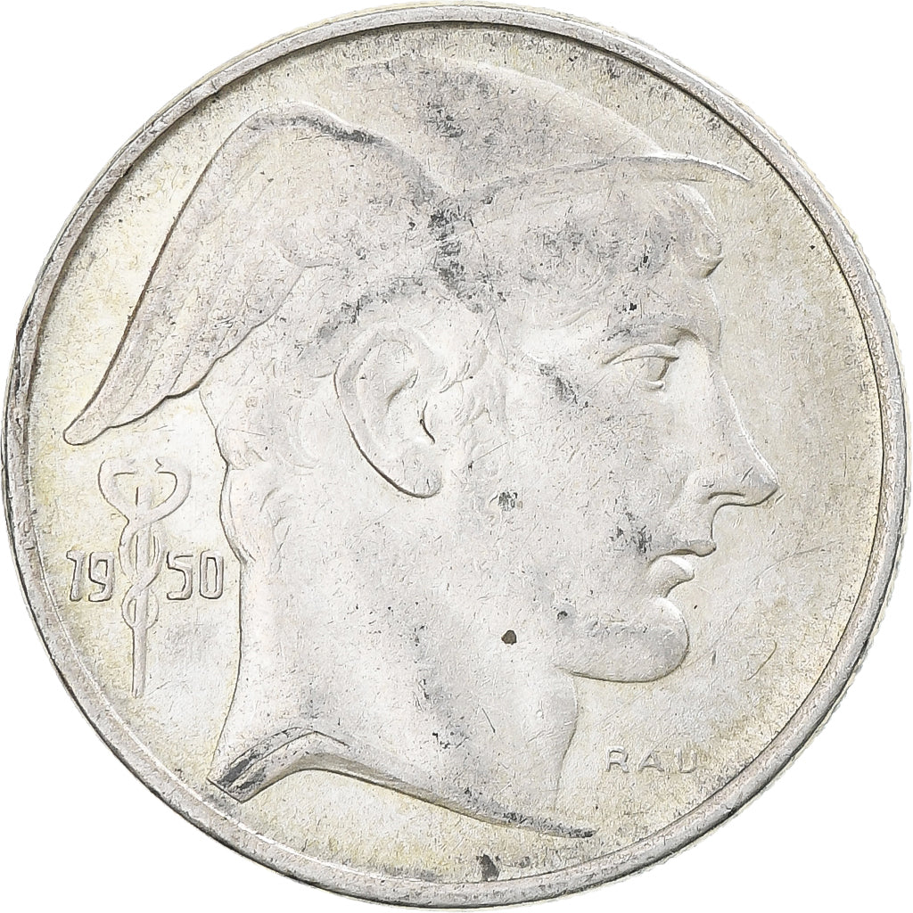 Monnaie, Belgique, 20 Francs, 20 Frank, 1950, B, Argent, KM:140.1