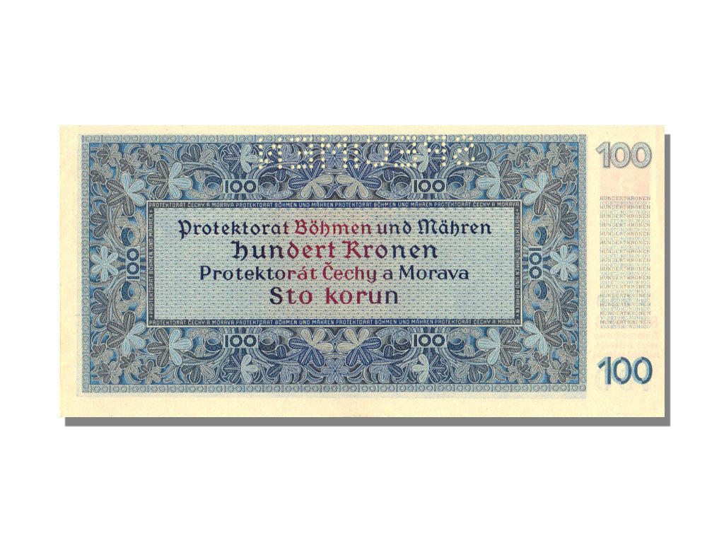 Banknote, Bohemia and Moravia, 100 Korun, 1940-08-20, UNC(65-70)