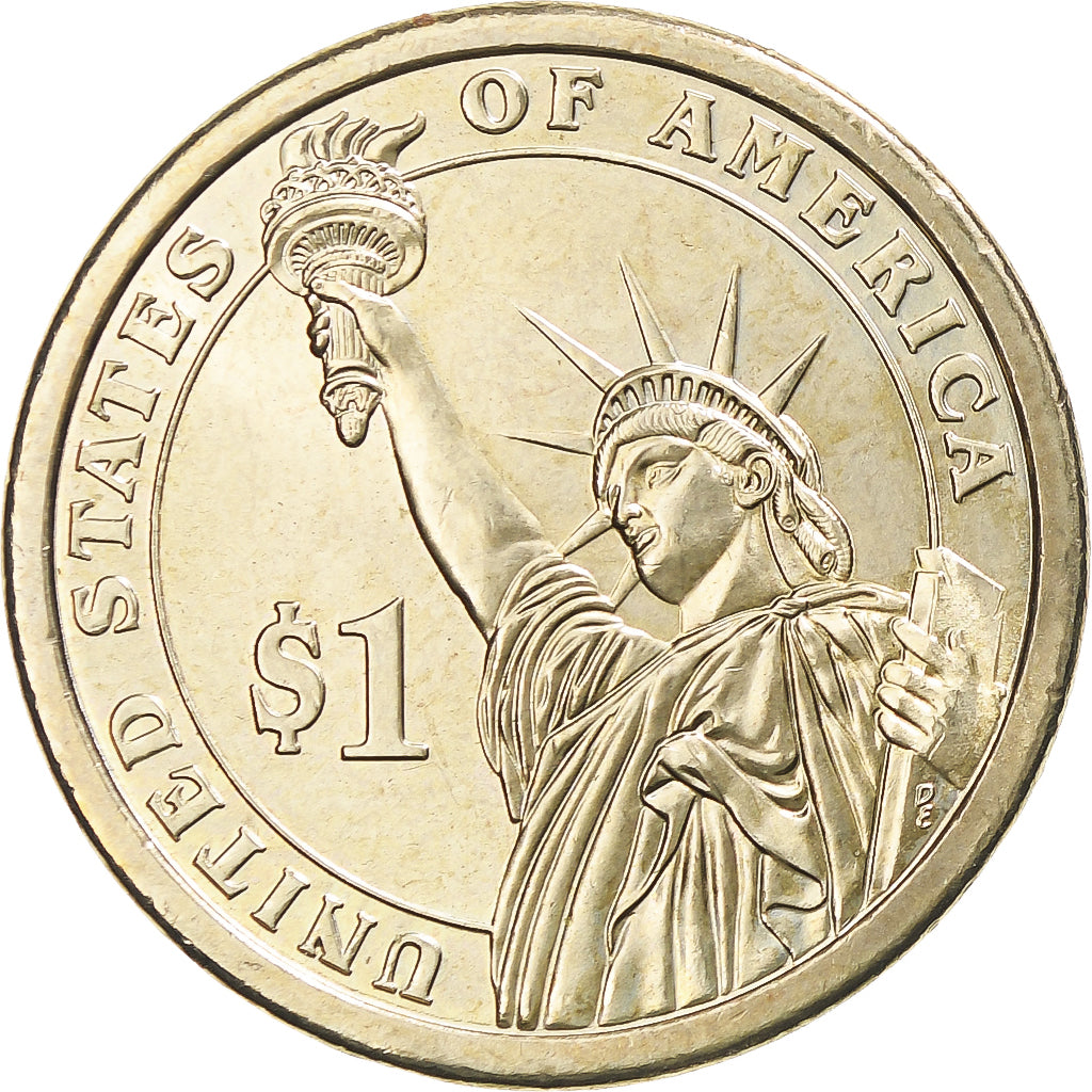 United States, Dollar, 2008, U.S. Mint, Copper-Zinc-Manganese-Nickel Clad