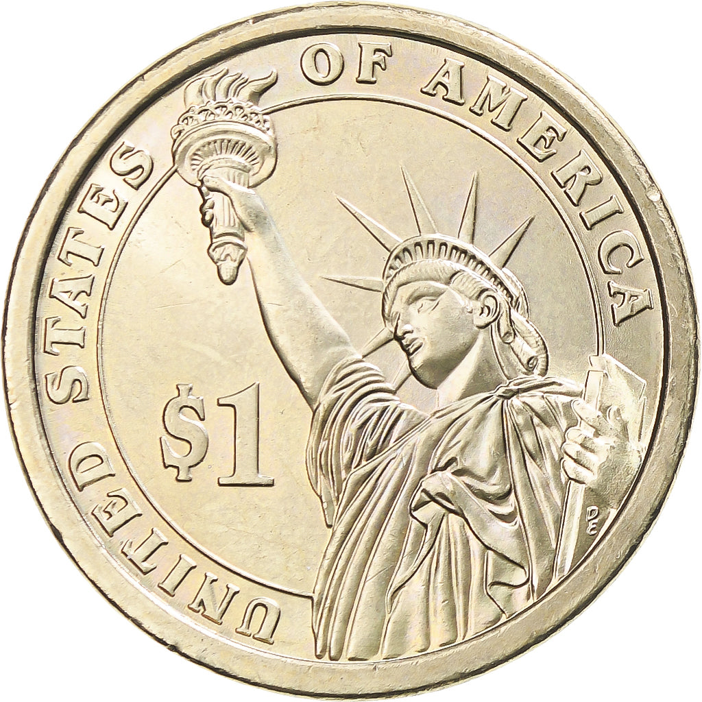 United States, Dollar, 2008, U.S. Mint, Copper-Zinc-Manganese-Nickel Clad
