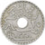 Túnez, Muhammad al-Nasir Bey, 25 Centimes, 1920, Paris, Níquel - bronce, MBC