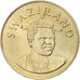 Suazilandia, King Msawati III, 5 Emalangeni, 1999, British Royal Mint, Latón