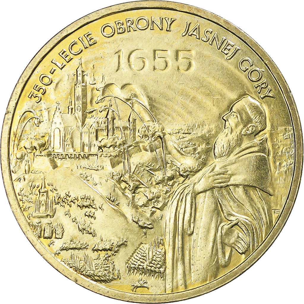 Poland, 2 Zlote, 2005, Warsaw, Brass, MS(65-70), KM:524