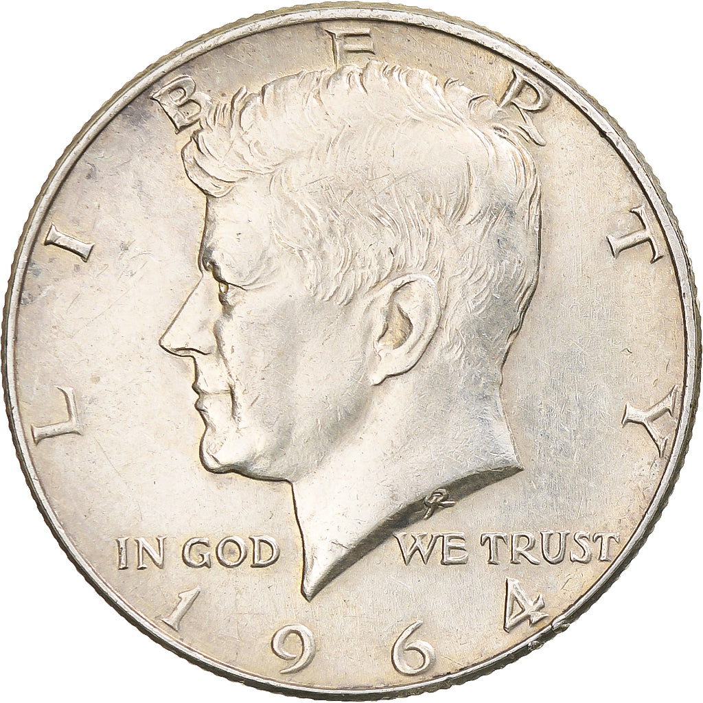 United States, Half Dollar, Kennedy Half Dollar, 1964, U.S. Mint, Silver