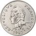 Polinesia francesa, 10 Francs, 1983, Paris, Níquel, EBC, KM:8