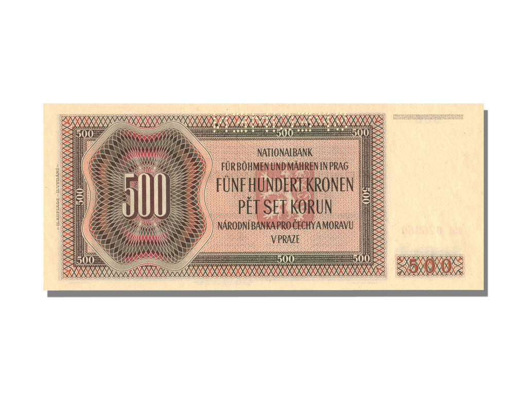 Banknote, Bohemia and Moravia, 500 Korun, 1942, 1942-02-24, UNC(65-70)