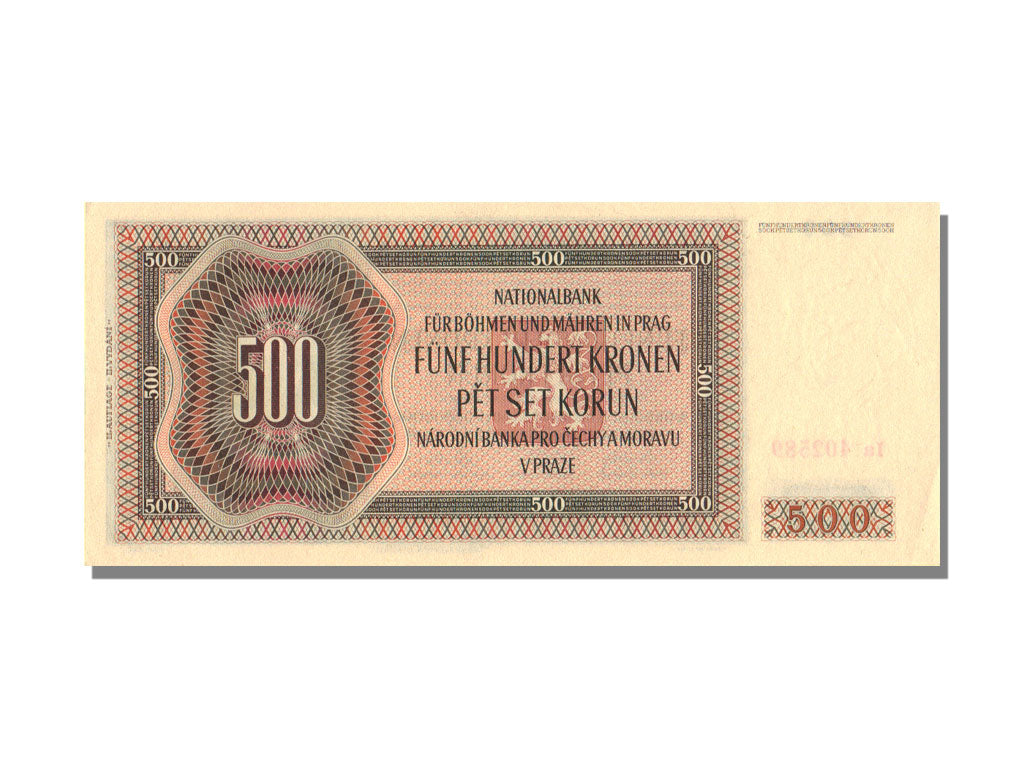 Bohemia and Moravia, 500 Korun, 1942, KM #12a, 1942-02-24, UNC(65-70), Ia
