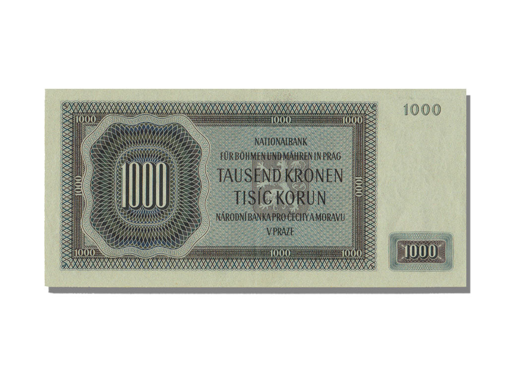 Bohemia and Moravia, 1000 Korun, 1942, 1942-10-24, UNC(63)