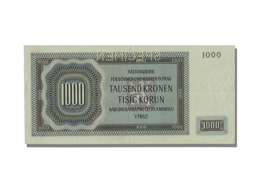 Bohemia and Moravia, 1000 Korun, 1942, 1942-10-24, UNC(65-70)