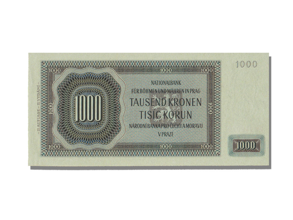 Billet, Bohemia and Moravia, 1000 Korun, 1942, 1942-10-24, NEUF