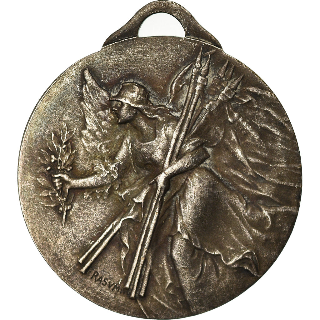 França, Medal, Fête Fédérale de Rethel, 1922, Rasumny, AU(55-58), Bronze