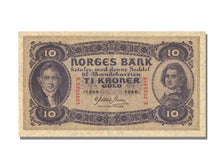 Norway, 10 Kroner, 1944, KM #8c, UNC(65-70), E