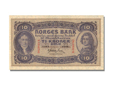 Norway, 10 Kroner, 1943, UNC(65-70), E