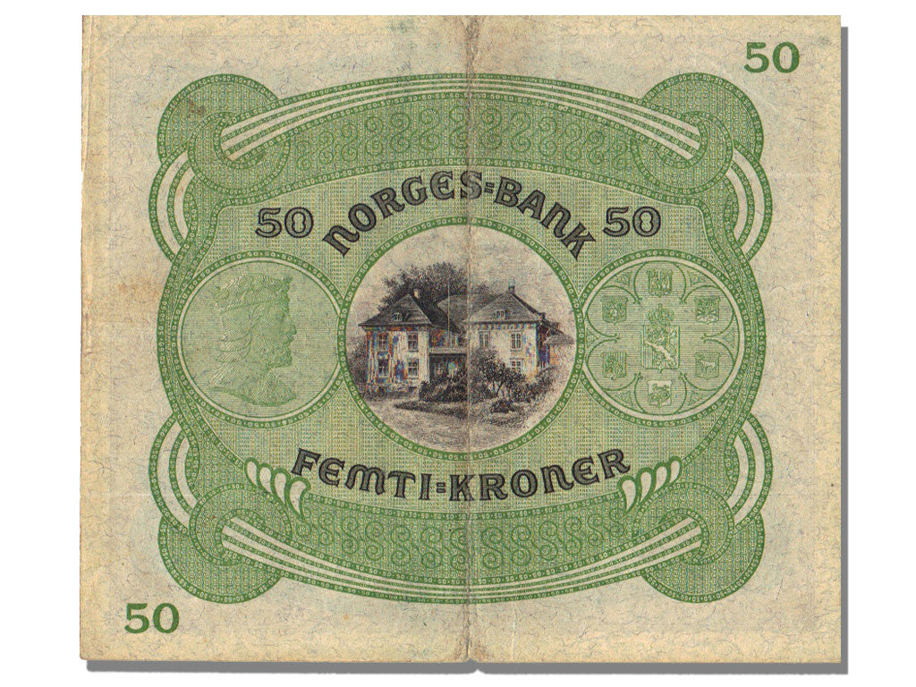 Banknote, Norway, 50 Kroner, 1941, AU(50-53)