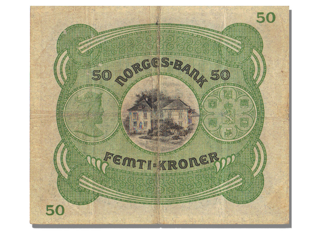 Banknote, Norway, 50 Kroner, 1938, AU(50-53)
