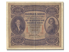 Billete, 100 Kroner, 1943, Noruega, EBC+