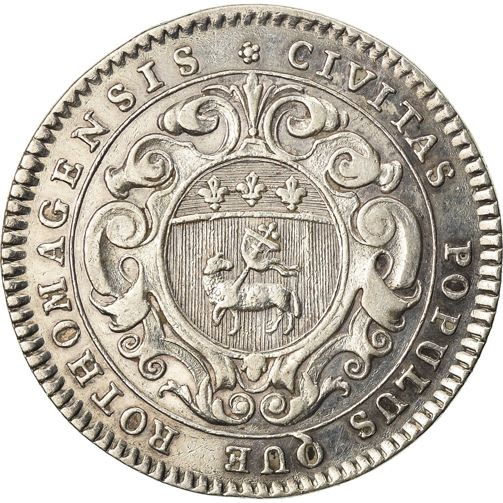 France, Token, Louis XV, Ville de Rouen, History, AU(50-53), Silver