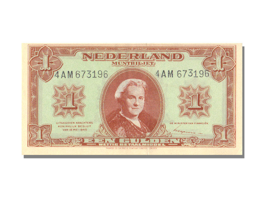 Netherlands, 1 Gulden, 1945, 1945-05-18, UNC(65-70)