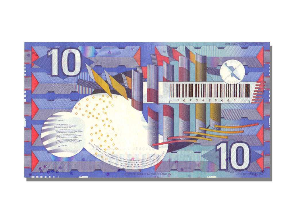 Netherlands, 10 Gulden, 1997, KM #99, 1997-07-01, UNC(65-70)