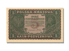 Poland, 5 Marek, 1919, 1919-08-23, UNC(65-70)
